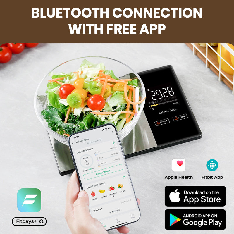 Digital Kitchen Scale with Nutrition Tracking