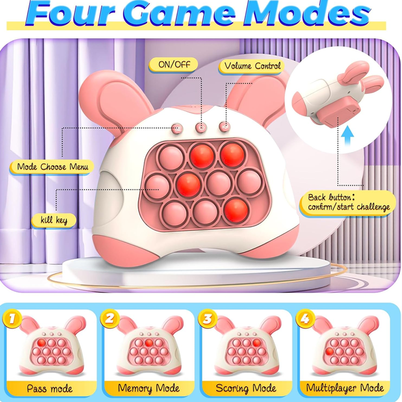 Electronic Quick Push Game Console