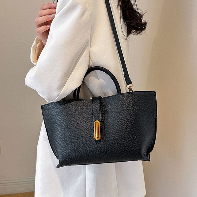 Women's Elegant Solid Color Handbag Crossbody Bag