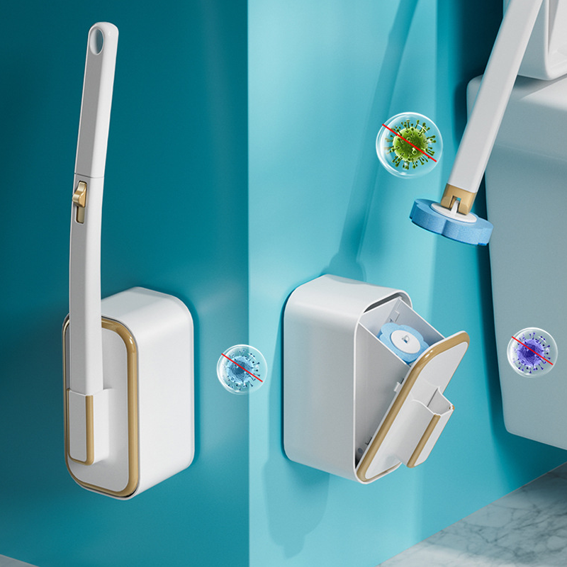 Wall Mounted Toilet Brush Set