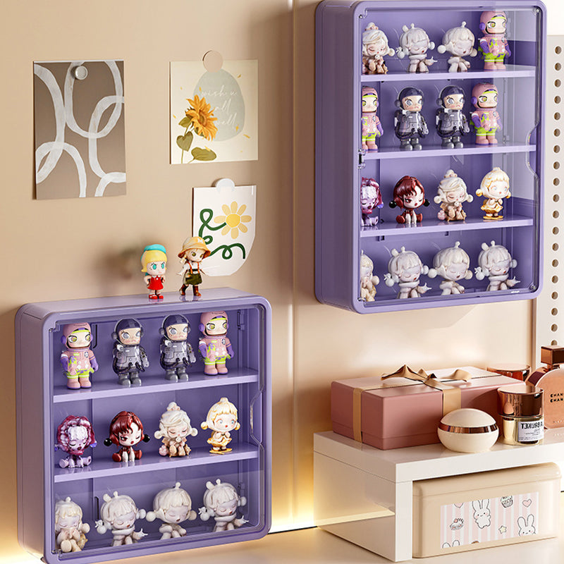 Wall-mounted blind box storage and display rack