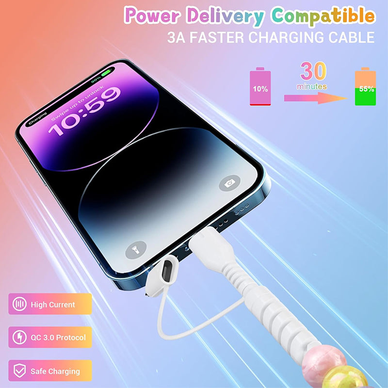 Pearl Beaded Data Cable