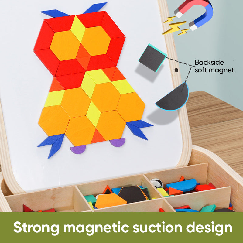 Wooden Creative Magnetic Puzzle