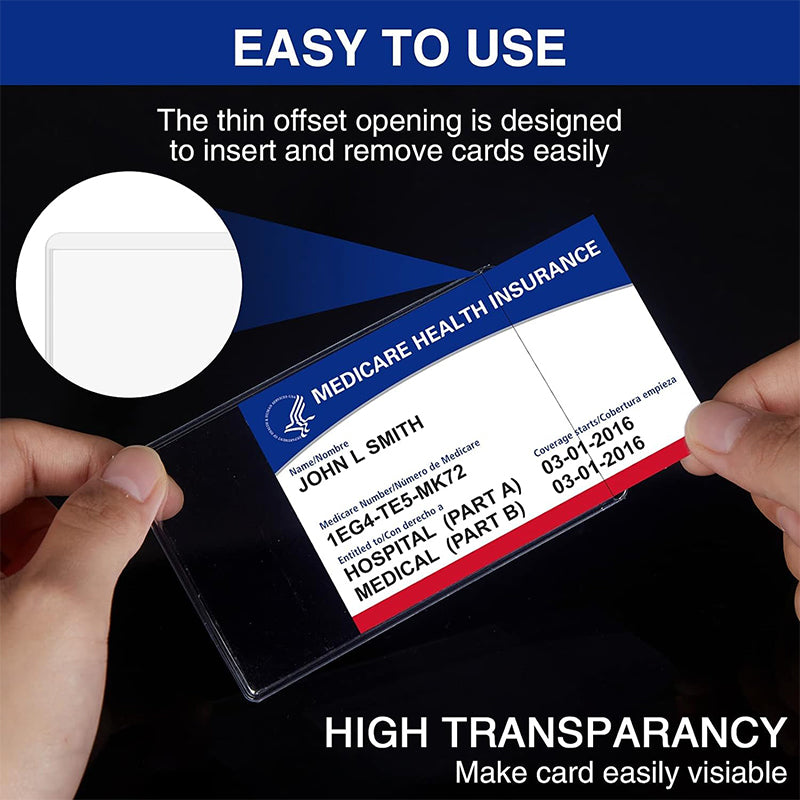 Medicare Card Holder Protector Sleeves