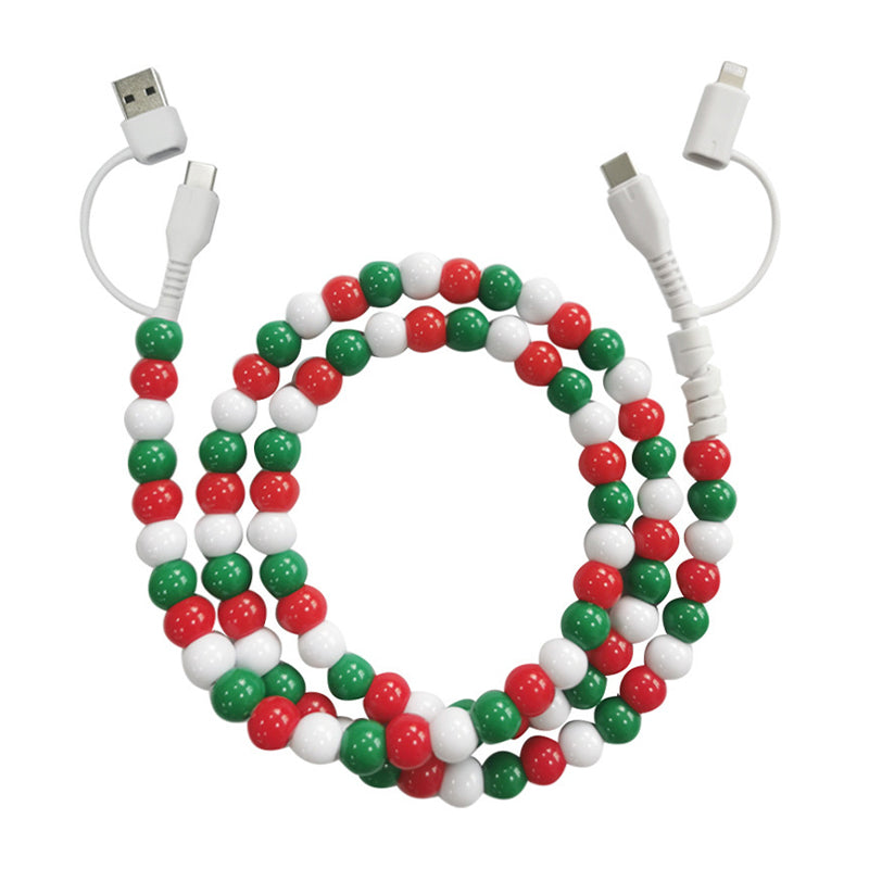 Pearl Beaded Data Cable