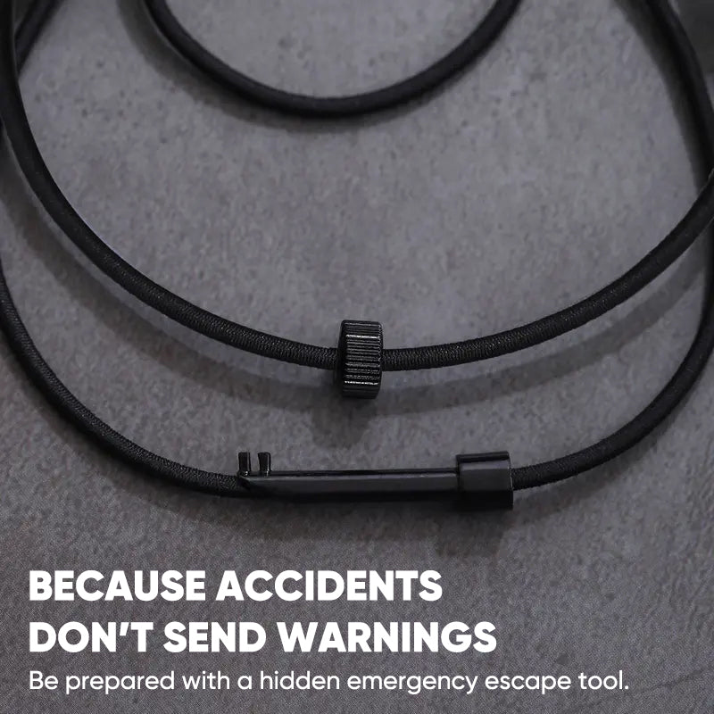 Emergency Window Breaker Bracelet (with integrated key)