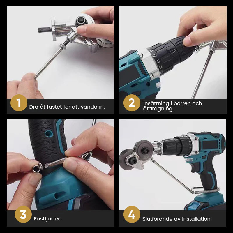 Elektrisk borrsax tillbehör Cutter Nibbler