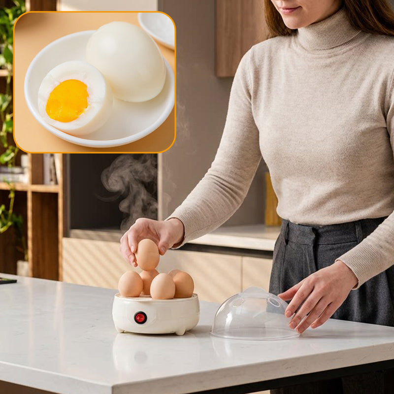 Rapid Electric Egg Cooker & Multi-Purpose Food Steamer