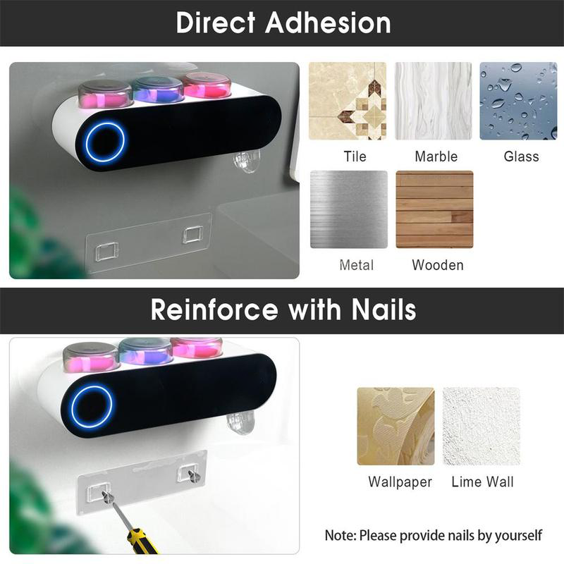 Toothbrush Holders with Ultraviolet Disinfection