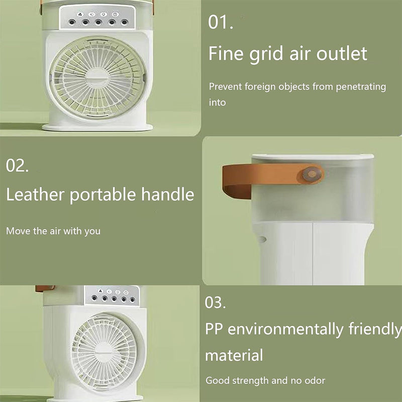 Portable Ice Cooling Fan