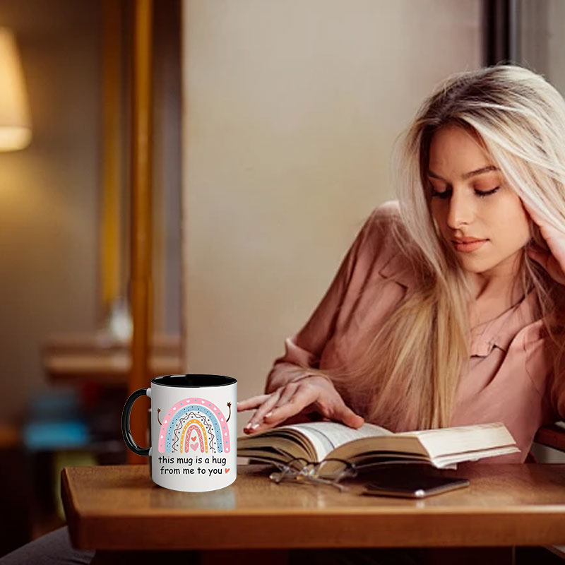 This Mug Is a Hug from Me to You - Heartfelt Ceramic Gift