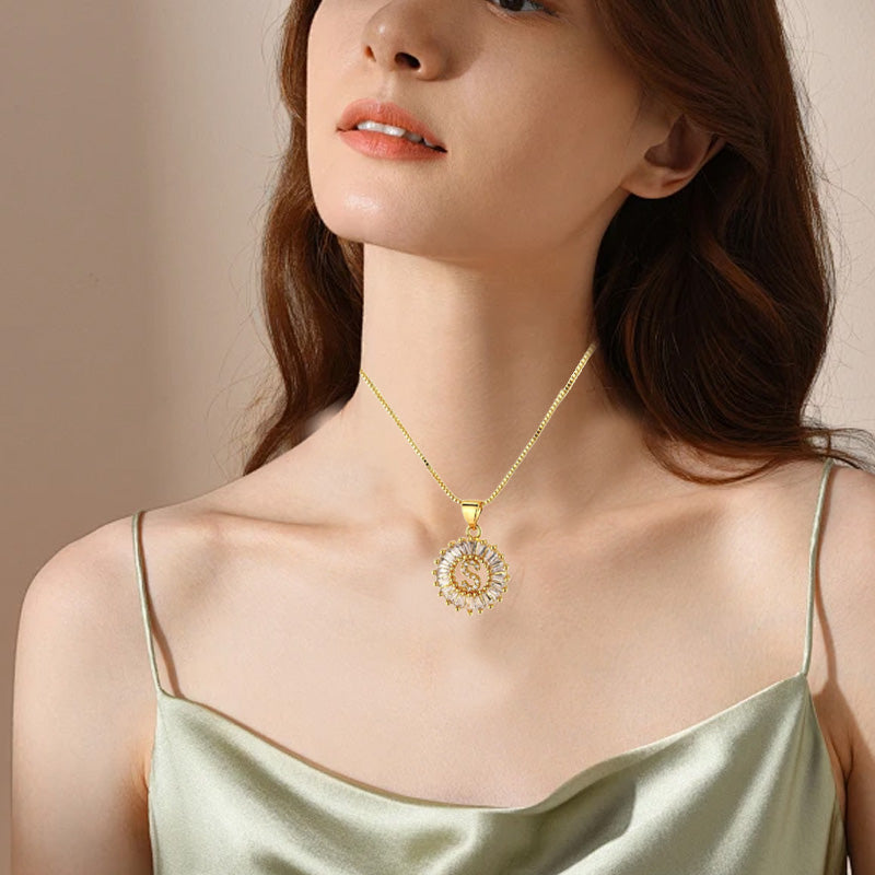 Initial Letter Pendant Necklaces