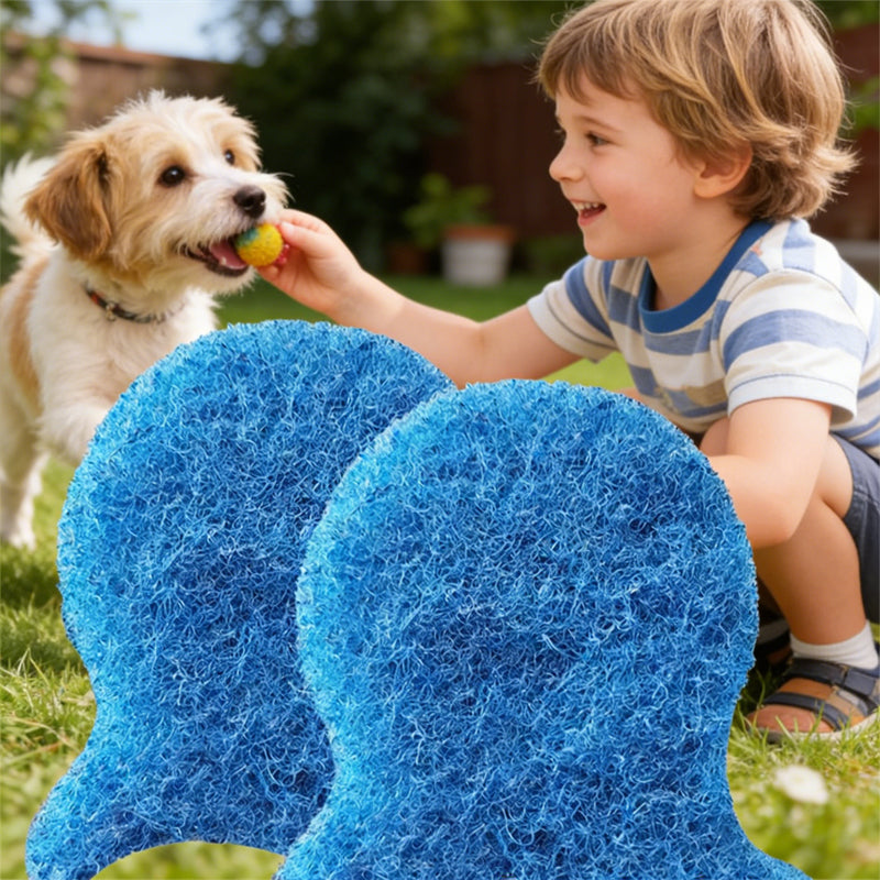 5-piece Set of Blue Washing Machine Lint Removers for Pets