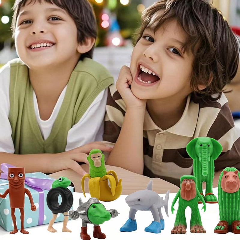 6/8 pcs 1 Set Plastic Toy Action Figure
