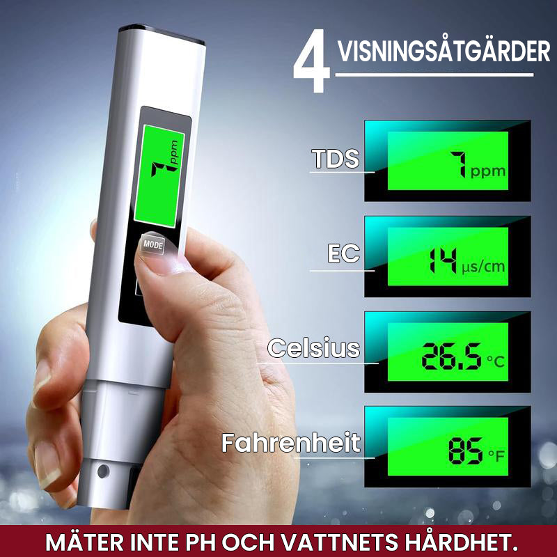 Ny 4-i-1 Digital TDS-mätare