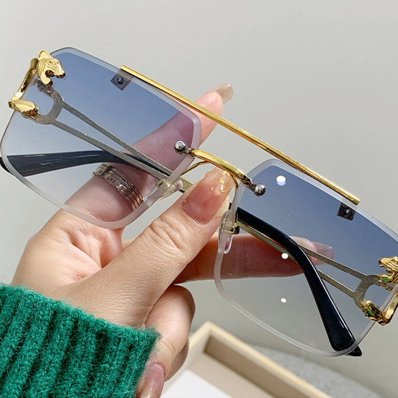 Double-Beam Cheetah Sunglasses