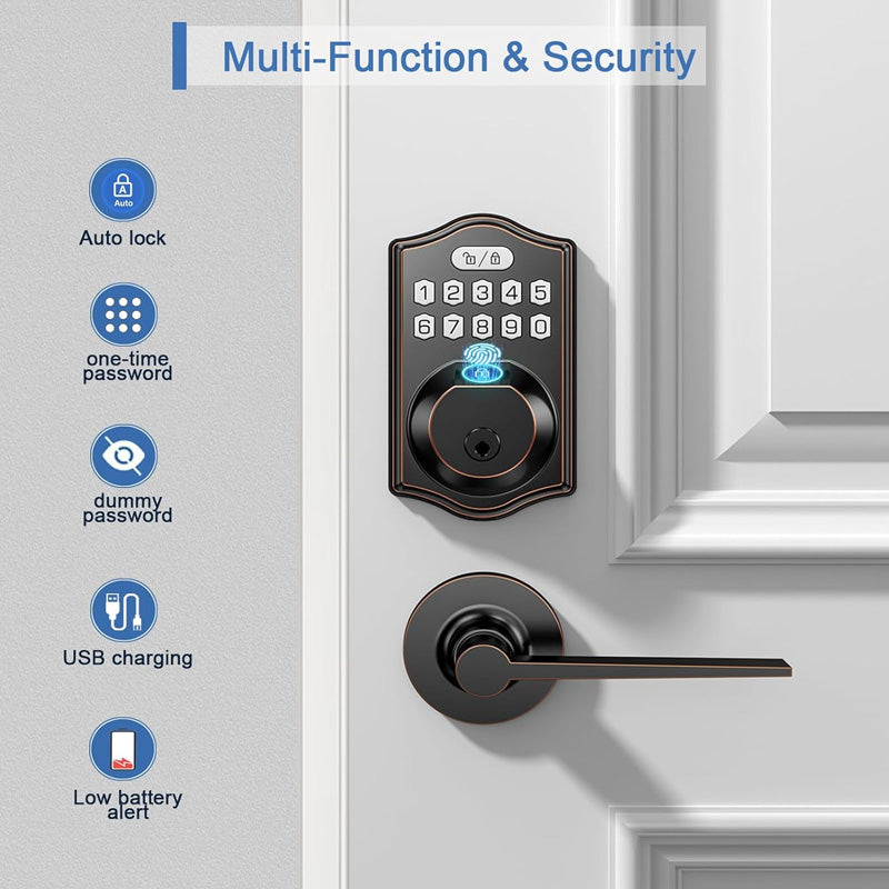 Smart Fingerprint Combination Lock