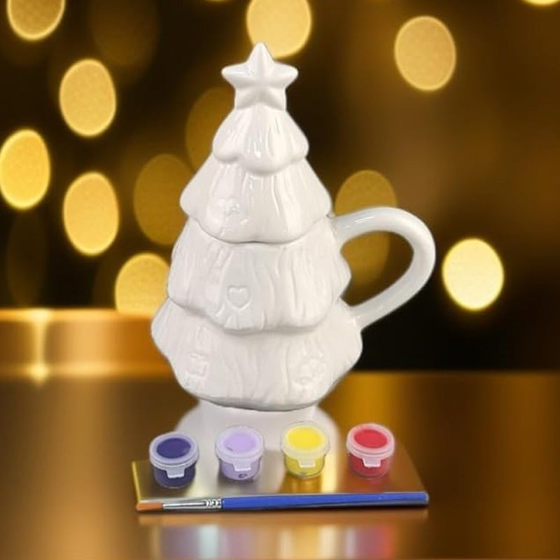 Christmas Tree DIY Mug Painting Kit