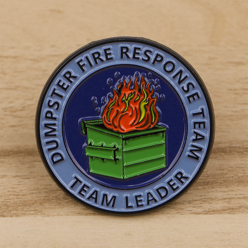 Dustbin Quotes Brooch