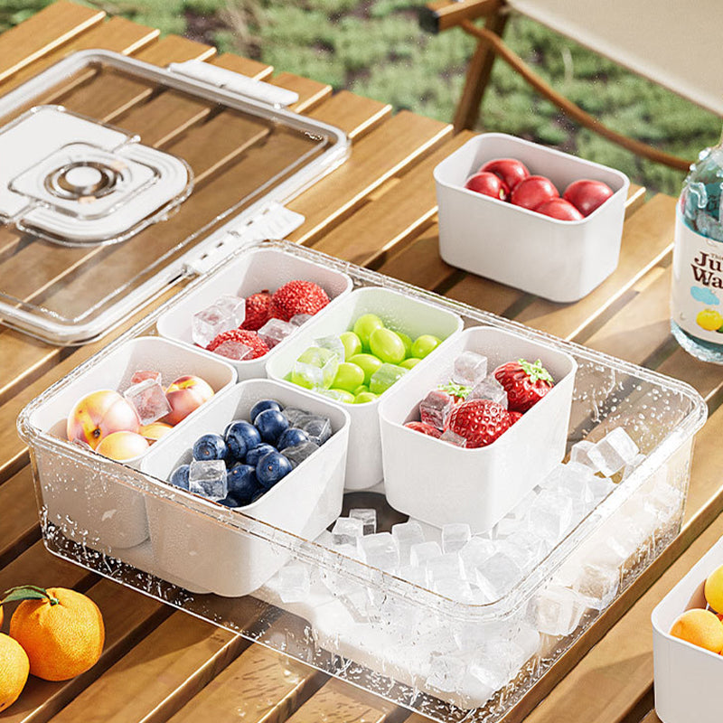 Fresh-Lock Multi-Compartment Prep & Drain Organizer