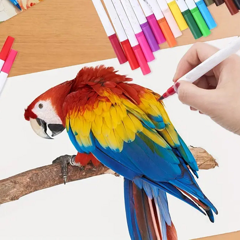 Dual-Tip Watercolor Markers