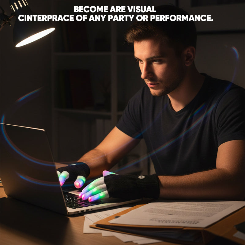 LED Fingertip Light Gloves