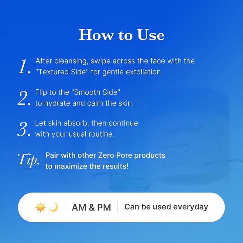 Dual-Textured Facial Toner Pads