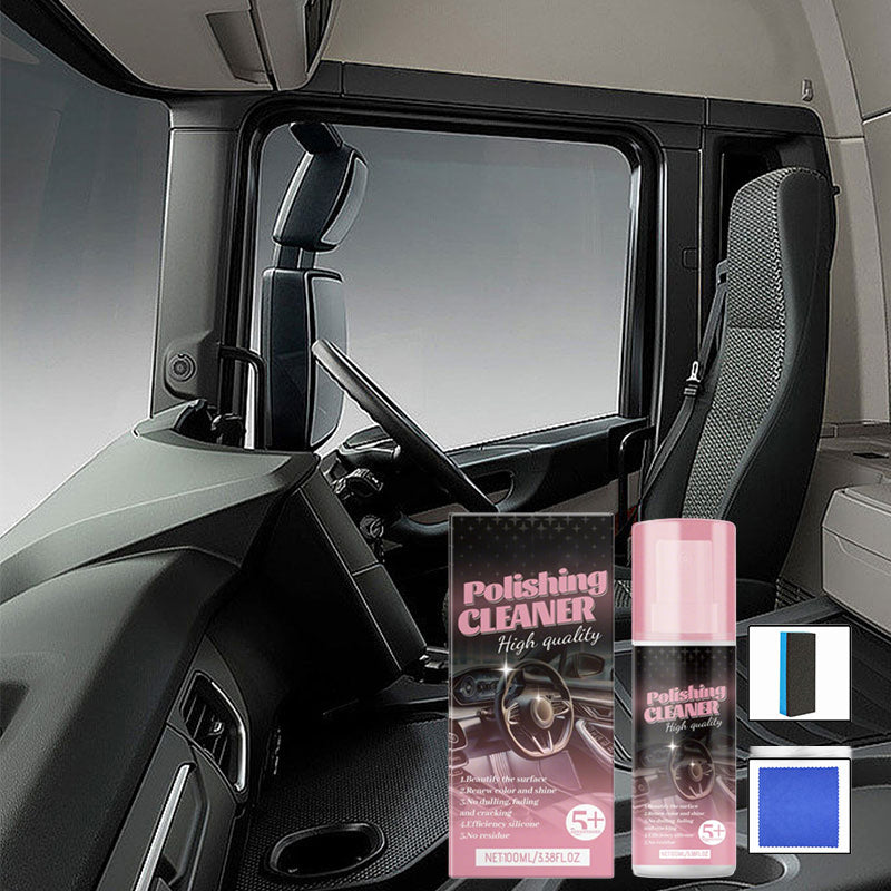 Car Interior Cleaning & Polishing Kit – Gentle Leather Care and Restoration Set