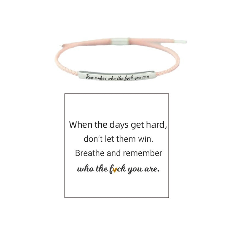 Braided Adjustable Inspire Bracelet