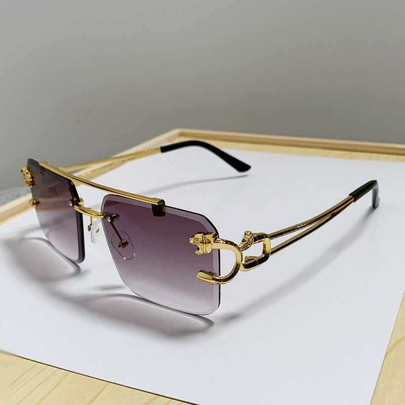 Double-Beam Cheetah Sunglasses