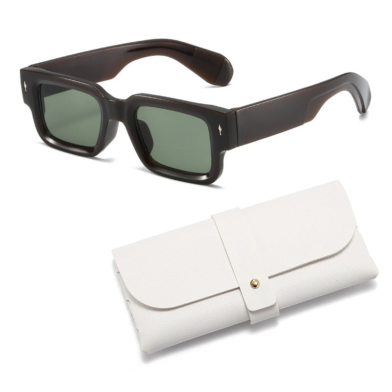 Square Frame Fashion Sunglasses(Free sunglasses bag)