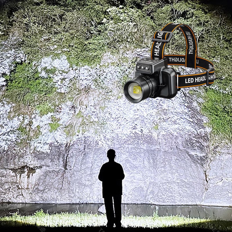 Kraftfull pannlampa med ultralång livslängd