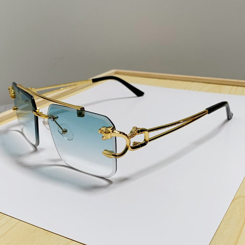 Double-Beam Cheetah Sunglasses