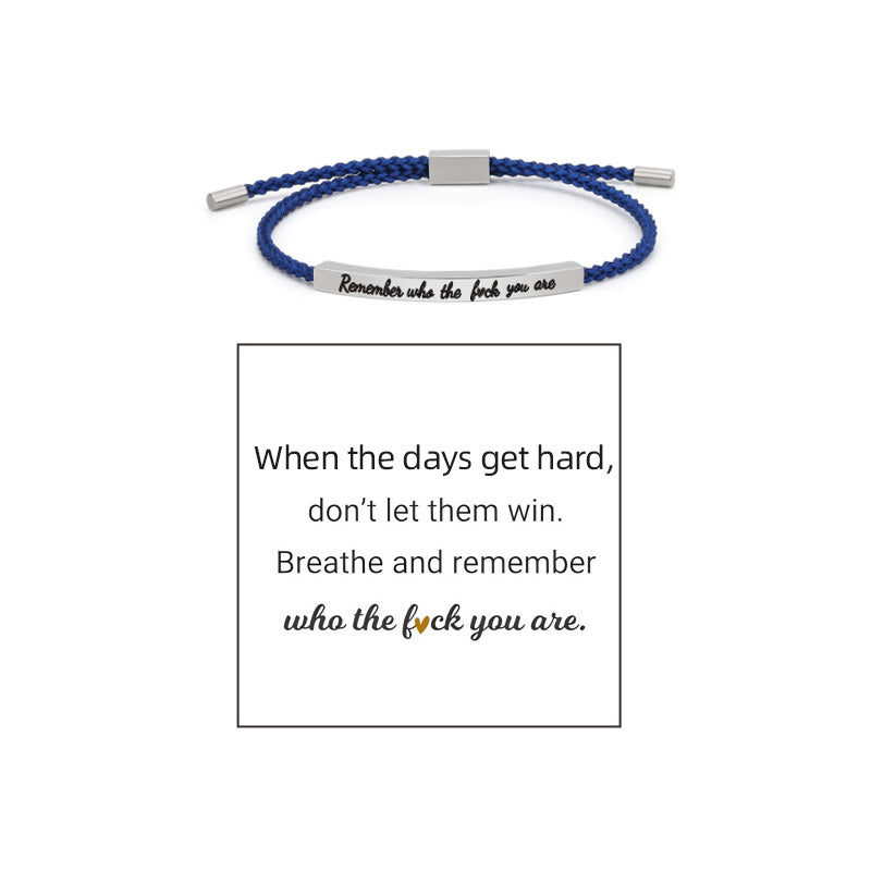 Braided Adjustable Inspire Bracelet
