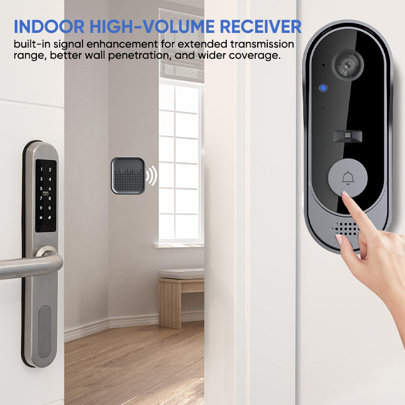 Wireless Video Doorbell Camera with Chime