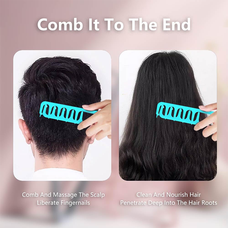 Volumizing Textured Styling Comb for Fluffy Hair