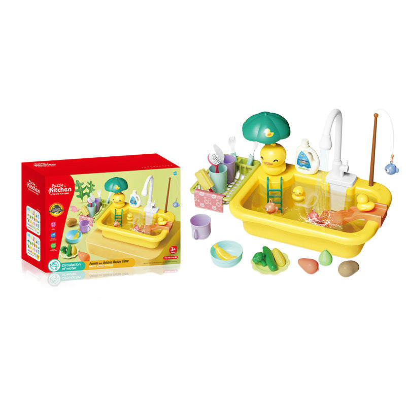 Duck Sink Toy with Fishing Activity