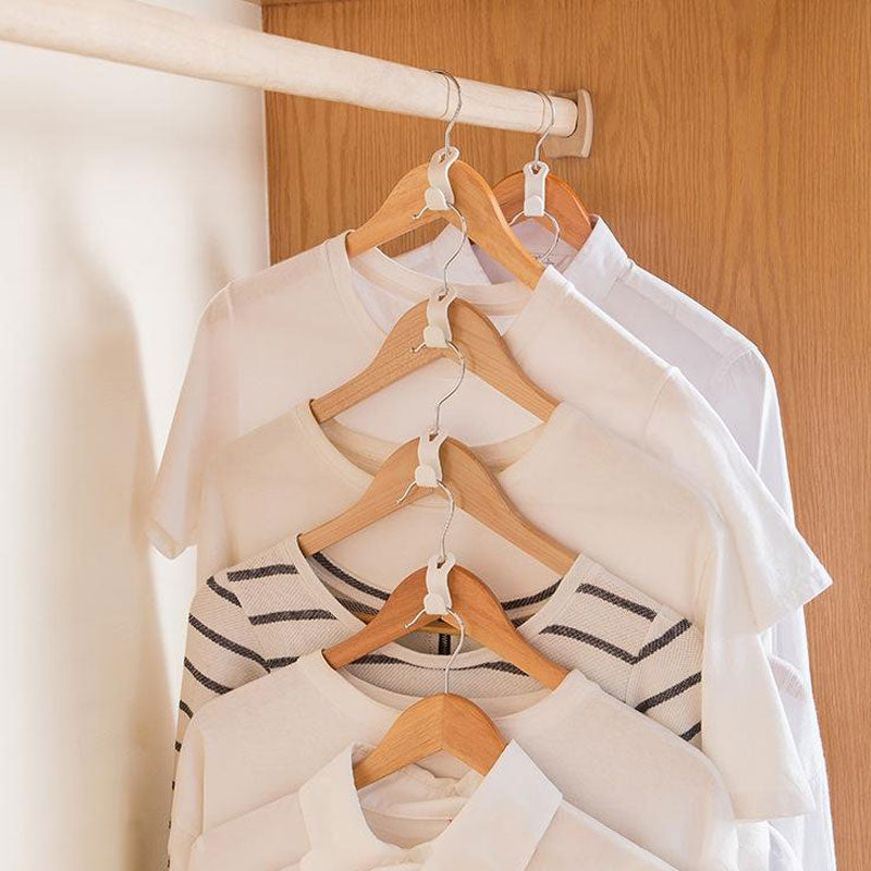 200 PCS - Clothes Hanger Connector Hooks