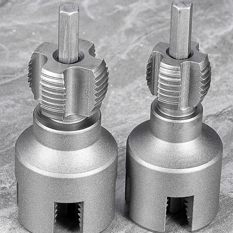 Integrated Internal & External Pipe Threading Tool