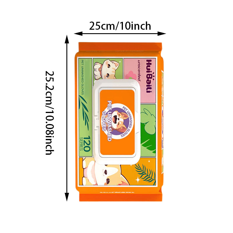 Pet Cleaning Glove Wipes