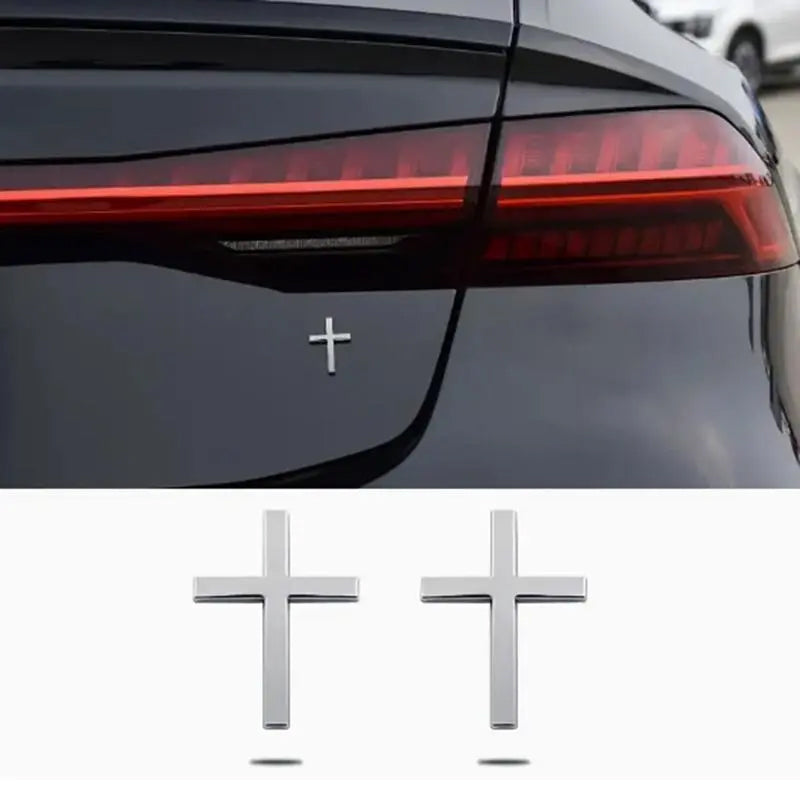 3D Cross Sticker