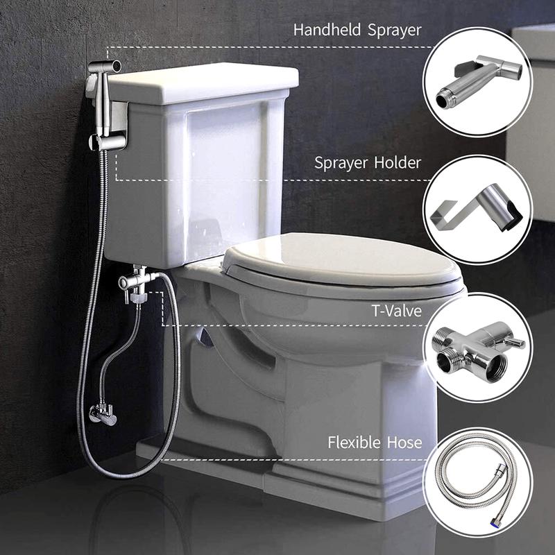 High-Pressure Toilet Cleaning Spray Gun