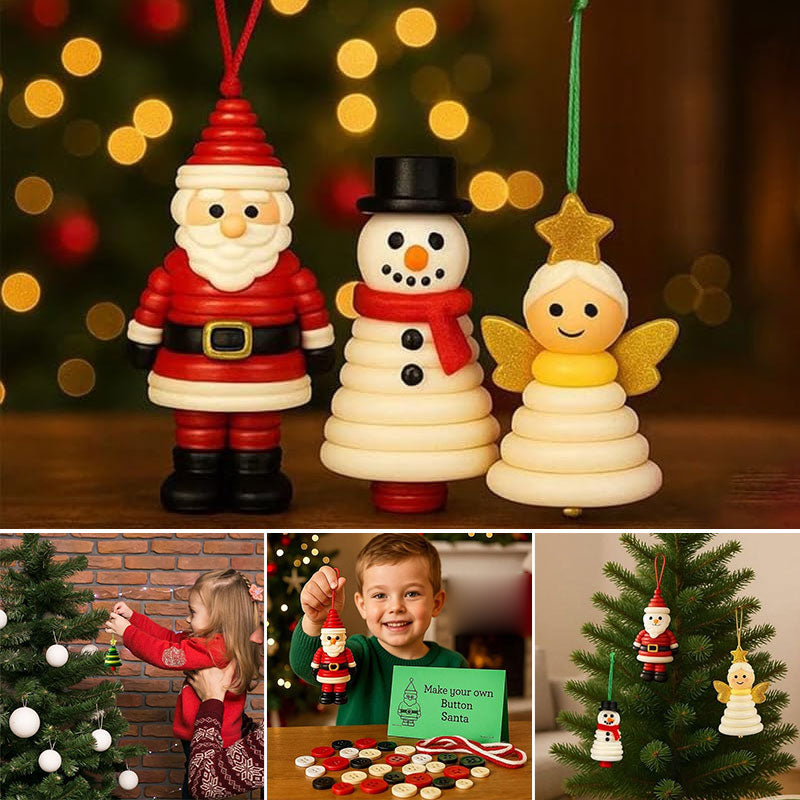 DIY Button Ornament Kits
