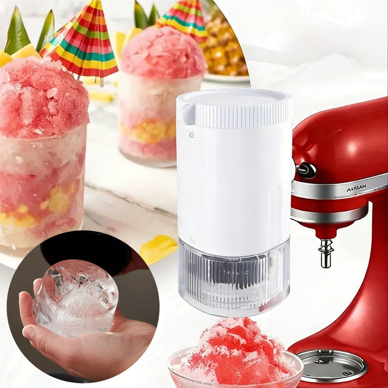 Shave Ice Attachment for Stand Mixer with 8 Ice Molds
