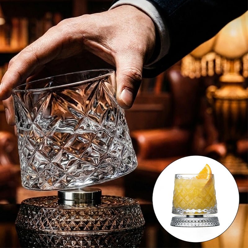 280ml Rotating Crystal Glass