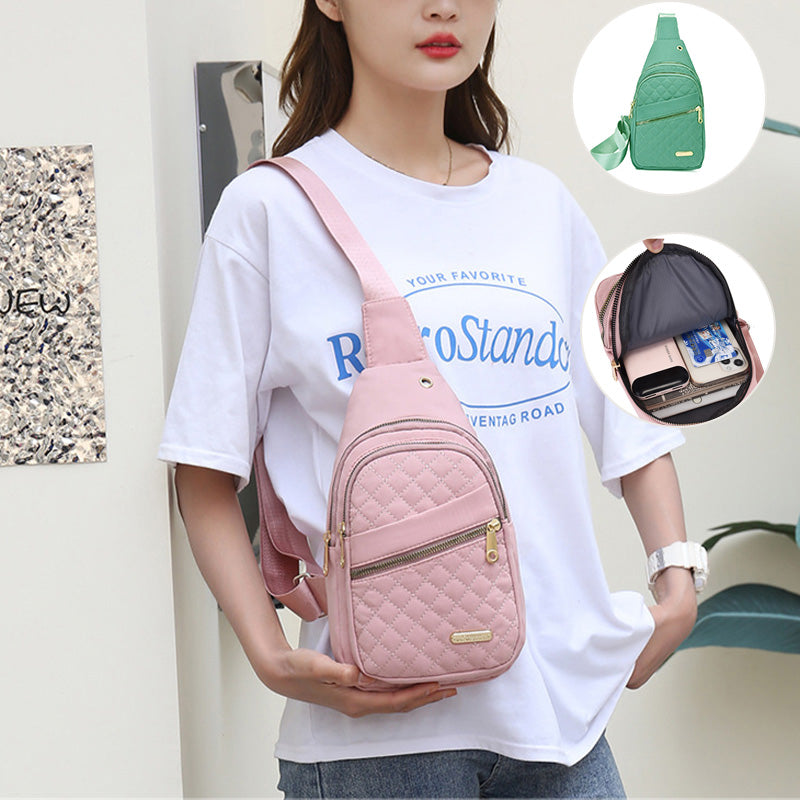 Women's Quilted Chest Bag