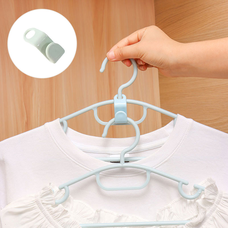 200 PCS - Clothes Hanger Connector Hooks
