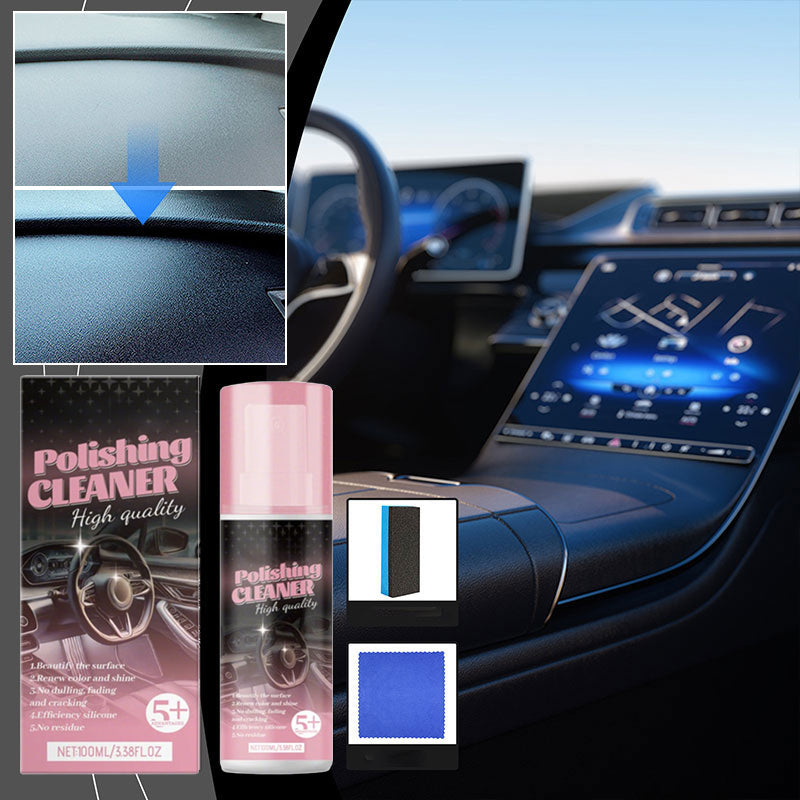Car Interior Cleaning & Polishing Kit – Gentle Leather Care and Restoration Set