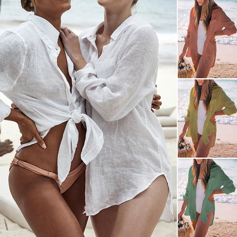 Women's Boho Semi-sheer Cover Up