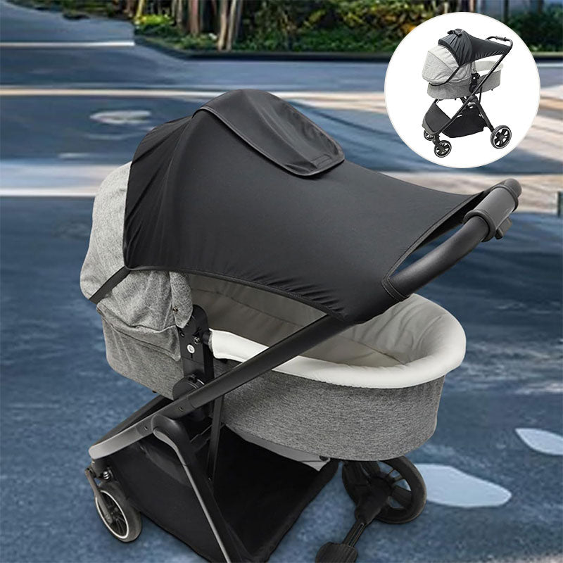 UV Protective Baby Stroller Sunshade with Top Opening